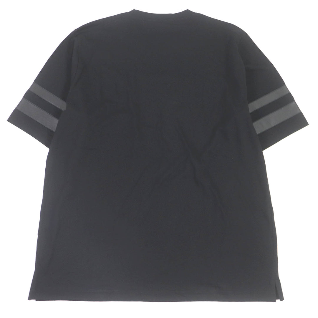 Excellent DSQUARED2 Short sleeve T-shirt Logo patch Faux leather Oversized
