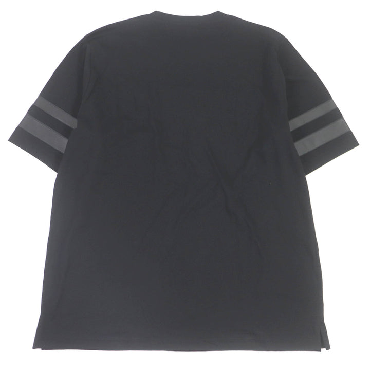 Excellent DSQUARED2 Short sleeve T-shirt Logo patch Faux leather Oversized