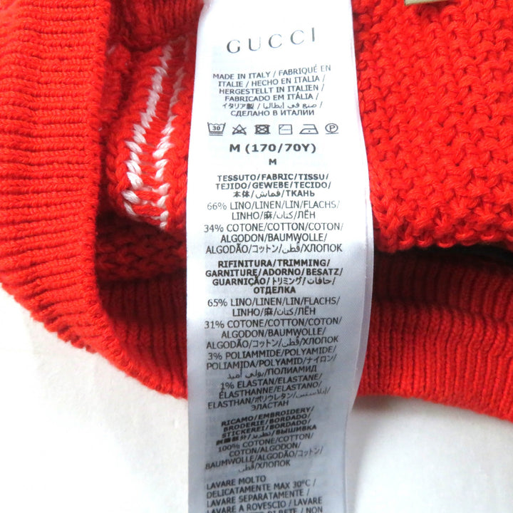 Pristine GUCCI×adidas Shorts Orange linen Women M 693835