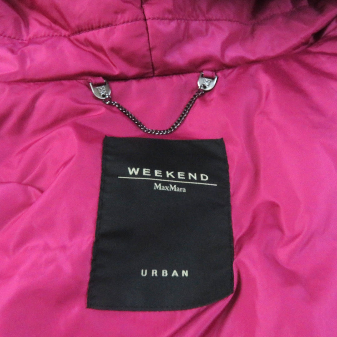 Excellent WEEKEND MaxMara down coat pink Nylon Women 42 54860853