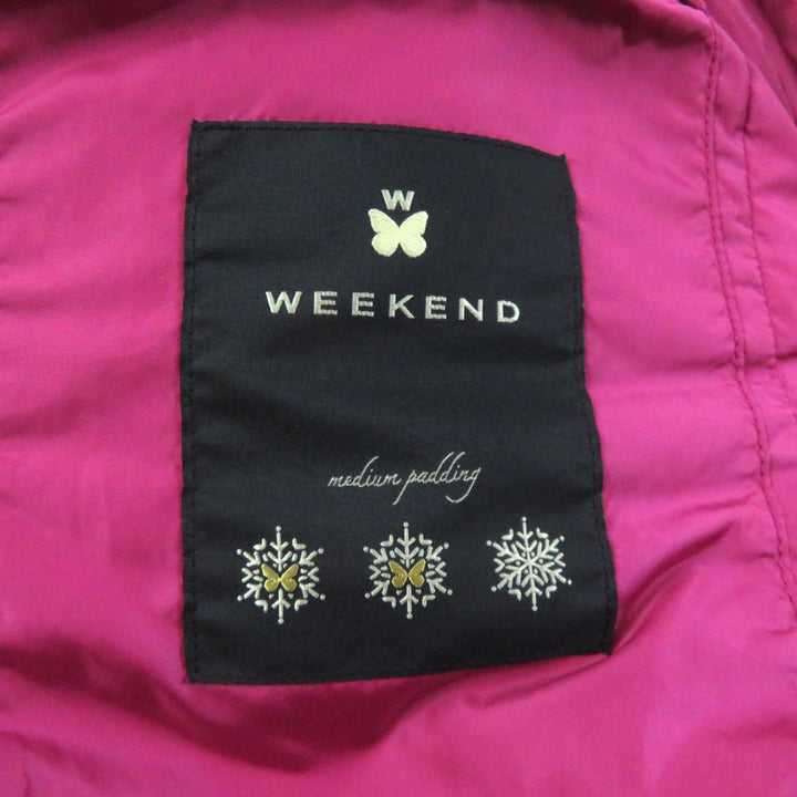 Excellent WEEKEND MaxMara down coat pink Nylon Women 42 54860853