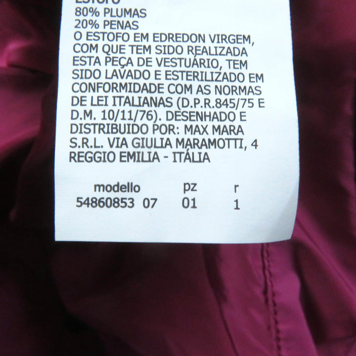 Excellent WEEKEND MaxMara down coat pink Nylon Women 42 54860853