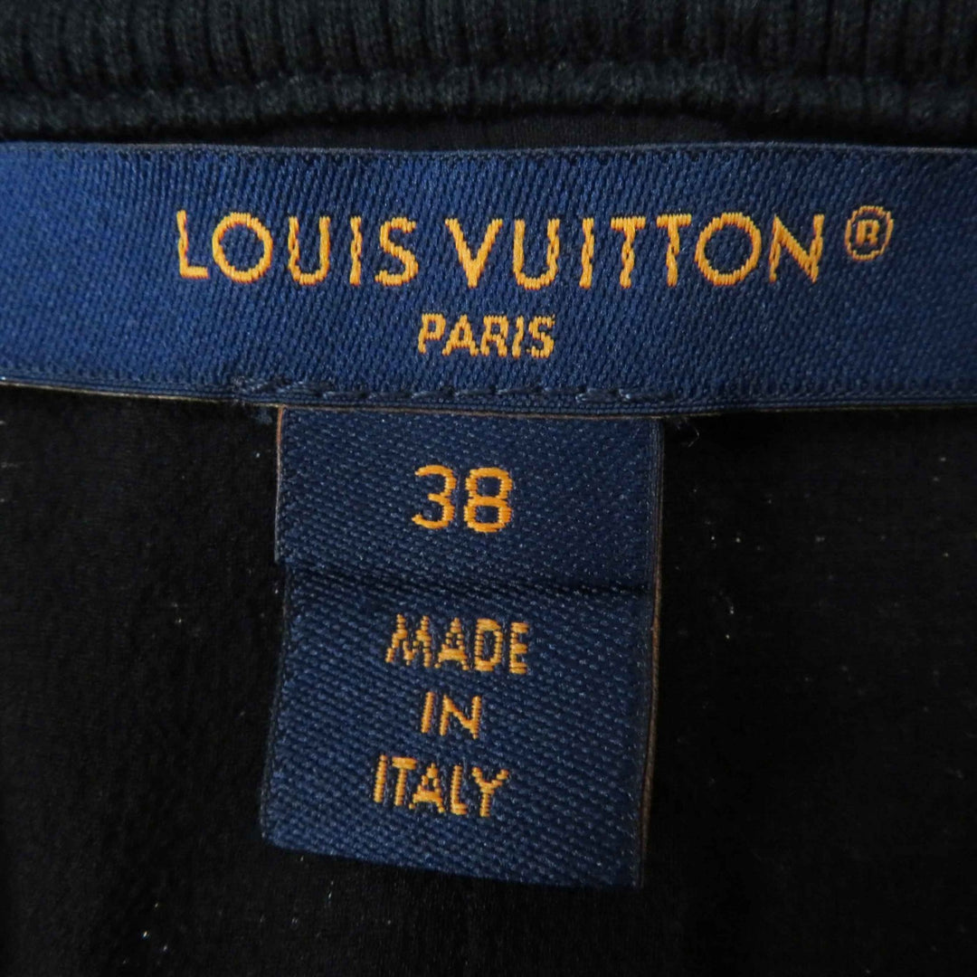 Excellent LOUIS VUITTON one piece Zip-up Lurex tweed dress 38 1AAYVW