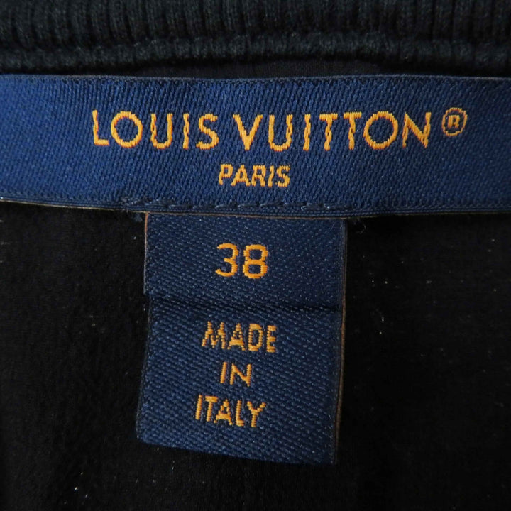 Excellent LOUIS VUITTON one piece Zip-up Lurex tweed dress 38 1AAYVW