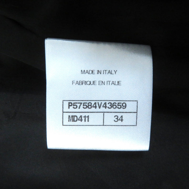 Excellent CHANEL Jacket COCO Mark button, padding Black multicolor Women 34