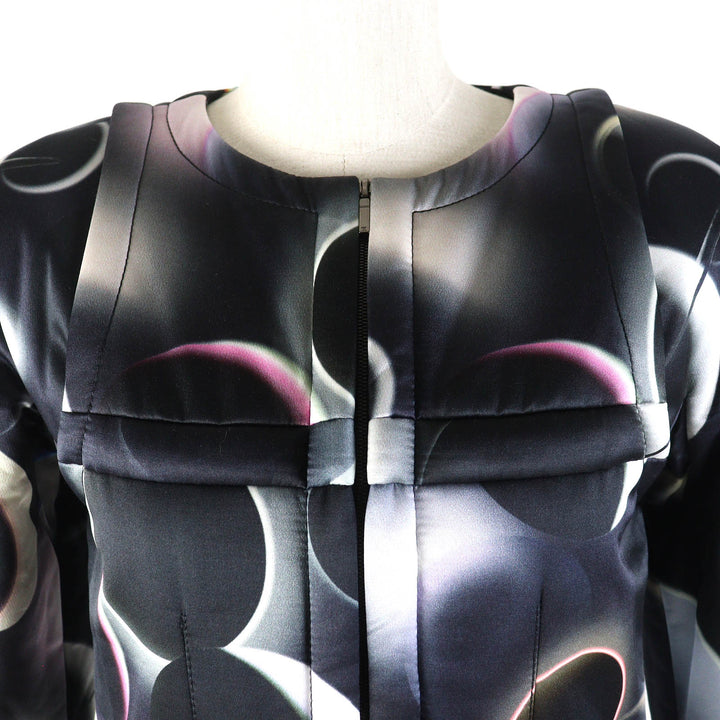 Excellent CHANEL Jacket COCO Mark button, padding Black multicolor Women 34