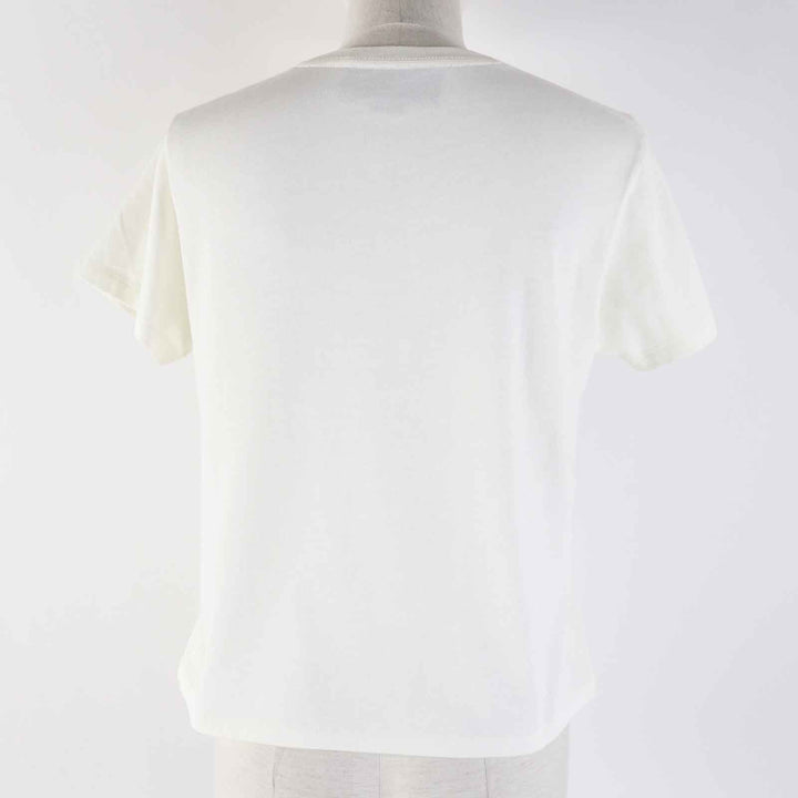 Excellent GUCCI×Disney Short sleeve T-shirt Donald Duck Ivory black Women XS