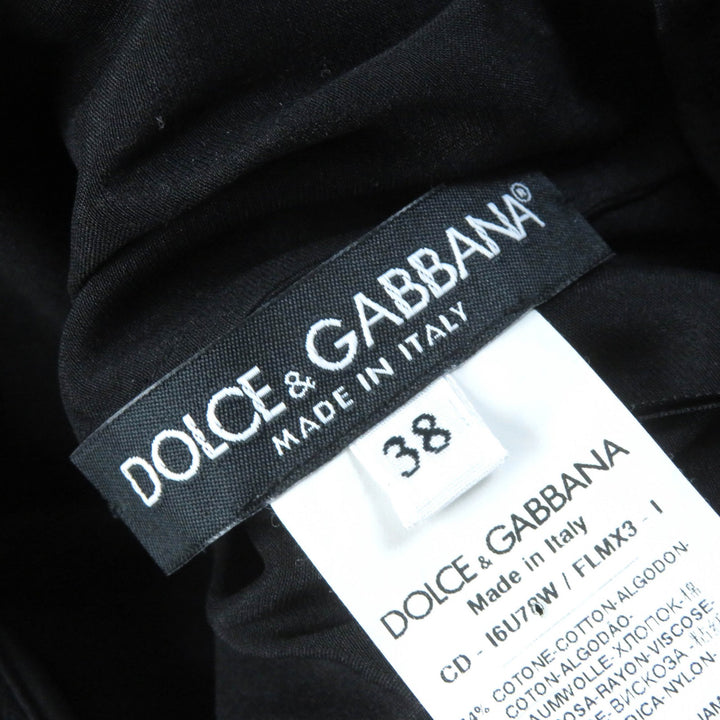 Pristine DOLCE&GABBANA one piece Black tag, all lace, 3/4 sleeves beige cotton Women 38