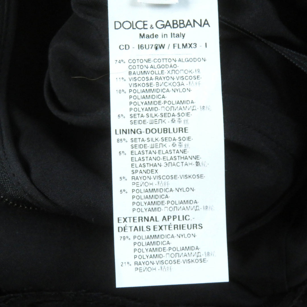 Pristine DOLCE&GABBANA one piece Black tag, all lace, 3/4 sleeves beige cotton Women 38