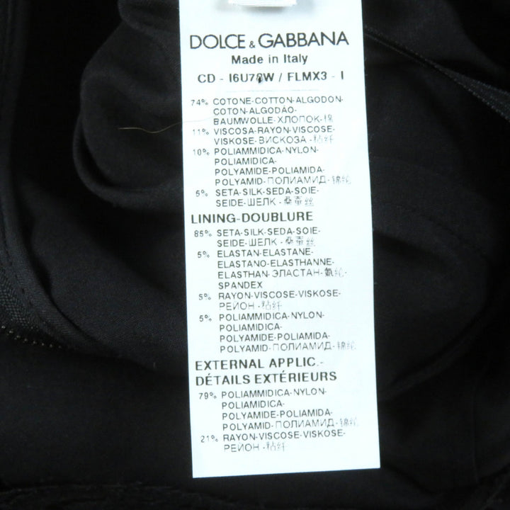 Pristine DOLCE&GABBANA one piece Black tag, all lace, 3/4 sleeves beige cotton Women 38