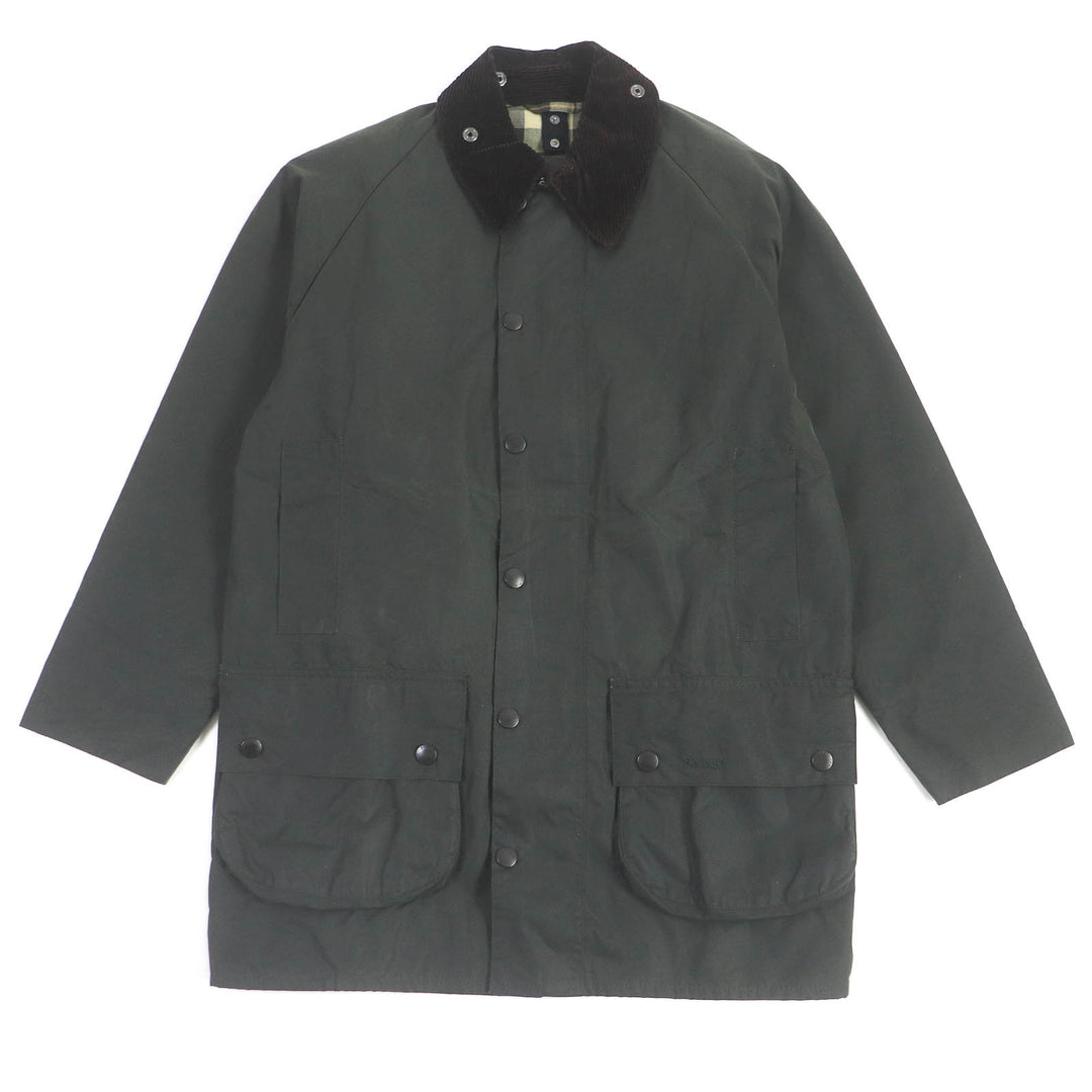 Great Barbour Coverall BEAUFORT oiled jacket green cotton mens 36 2002414 MWX0017SG19