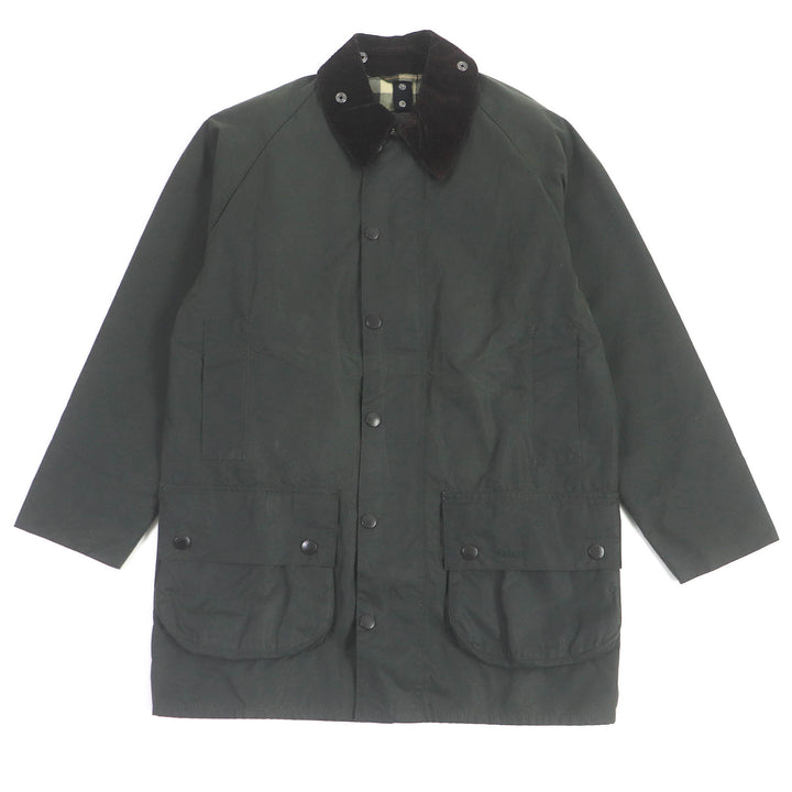 Great Barbour Coverall BEAUFORT oiled jacket green cotton mens 36 2002414 MWX0017SG19