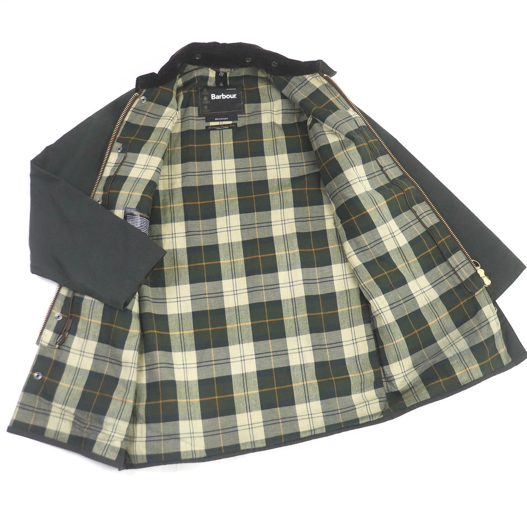Great Barbour Coverall BEAUFORT oiled jacket green cotton mens 36 2002414 MWX0017SG19