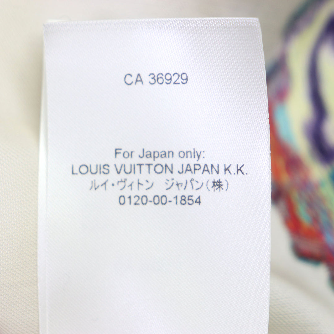Pristine LOUIS VUITTON Long sleeve shirt LV Graffiti polyester mens S HNS09W
