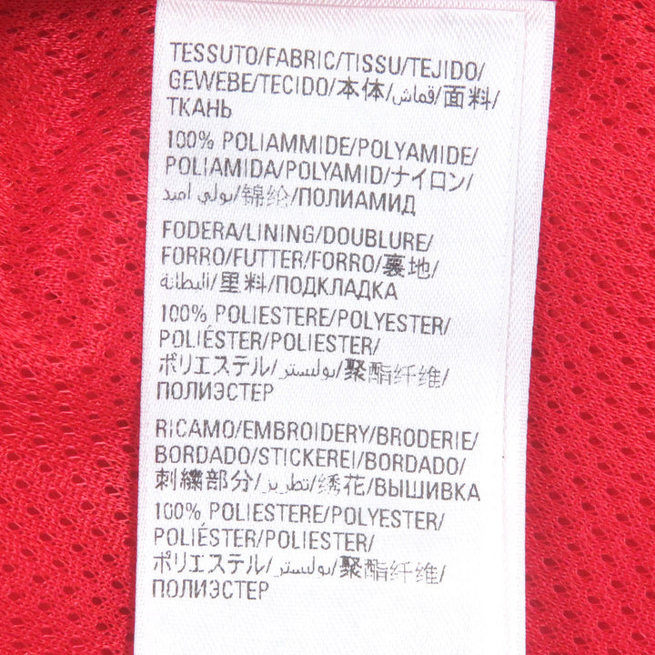 Excellent BALENCIAGA×adidas Jacket TRACKSUIT 3-Stripes Trefoil Red Nylon mens L 712280