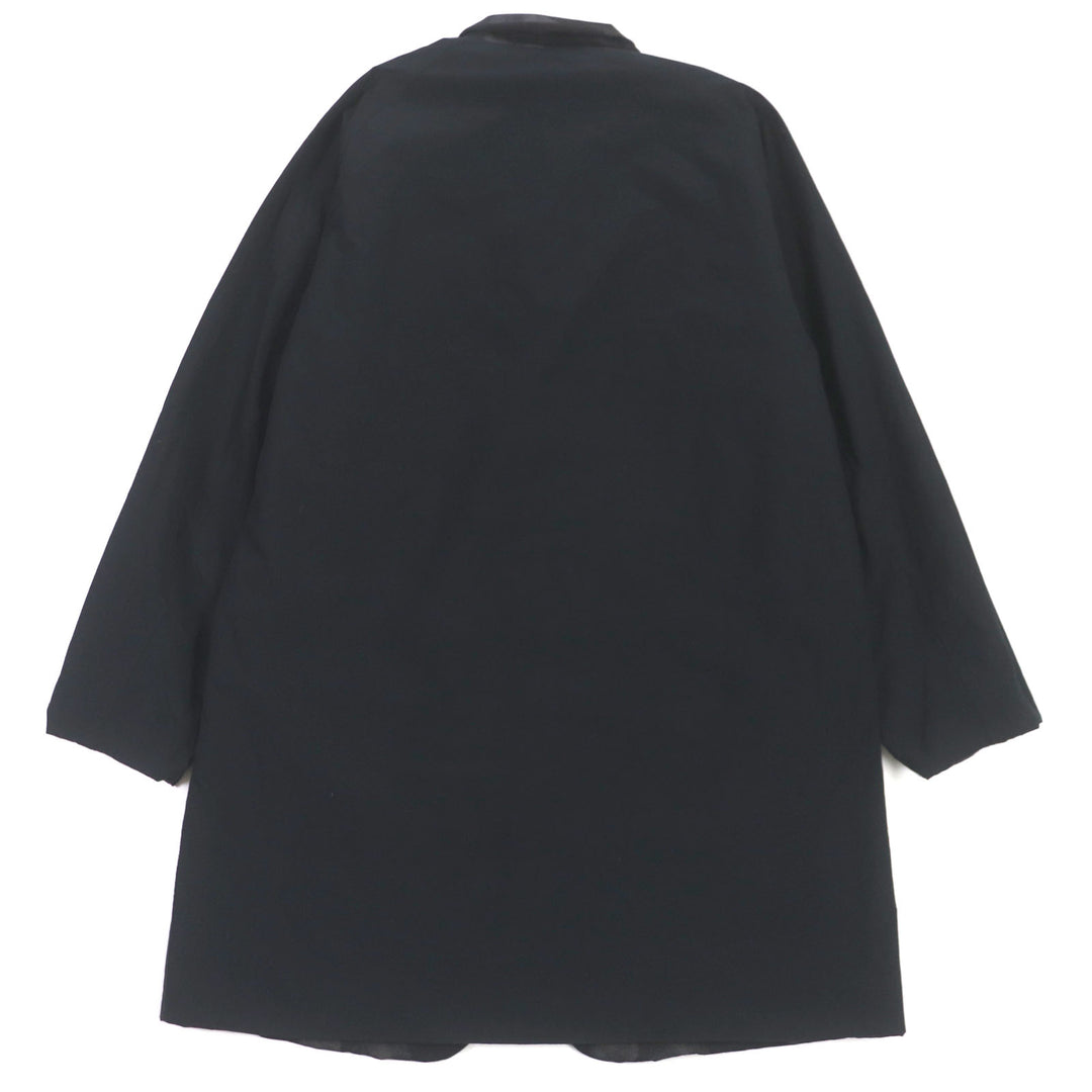 Very Good Yohji Yamamoto POUR HOMME coat Wool gabardine reversible tailored Black 2