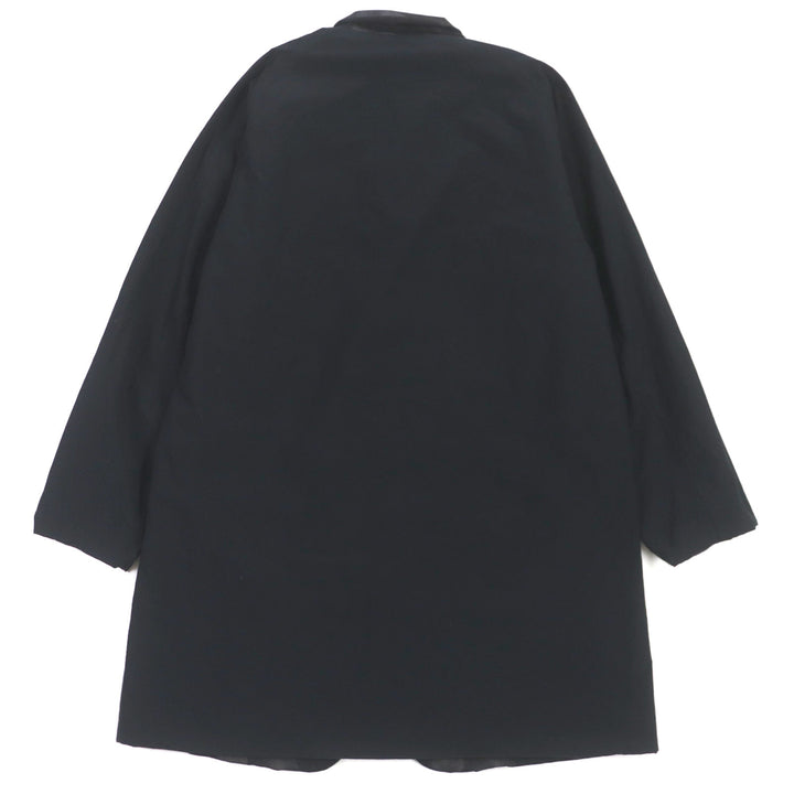 Very Good Yohji Yamamoto POUR HOMME coat Wool gabardine reversible tailored Black 2
