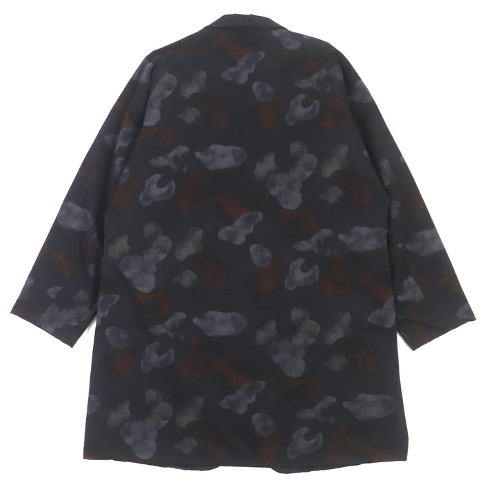 Very Good Yohji Yamamoto POUR HOMME coat Wool gabardine reversible tailored Black 2