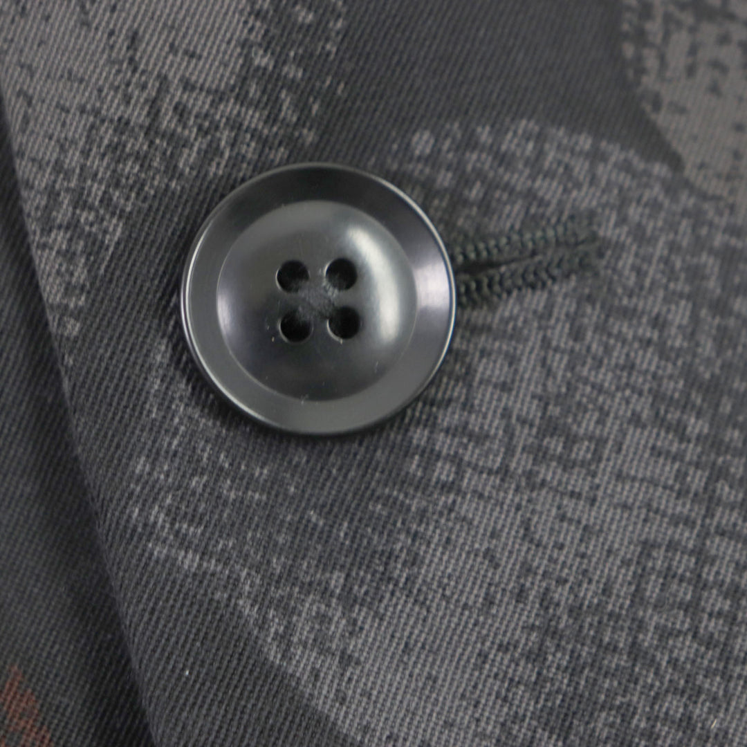 Very Good Yohji Yamamoto POUR HOMME coat Wool gabardine reversible tailored Black 2