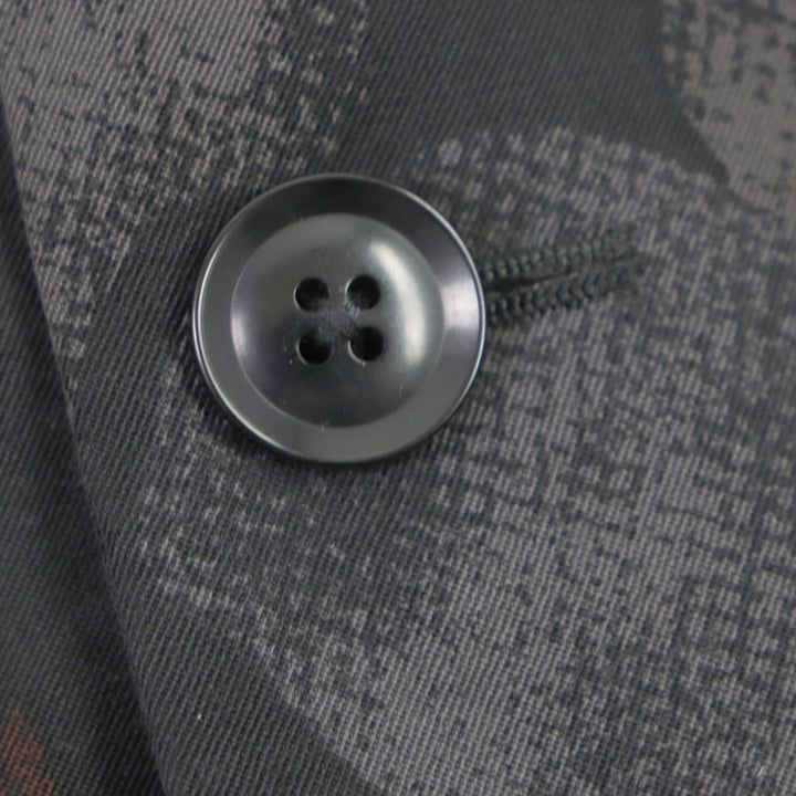Very Good Yohji Yamamoto POUR HOMME coat Wool gabardine reversible tailored Black 2