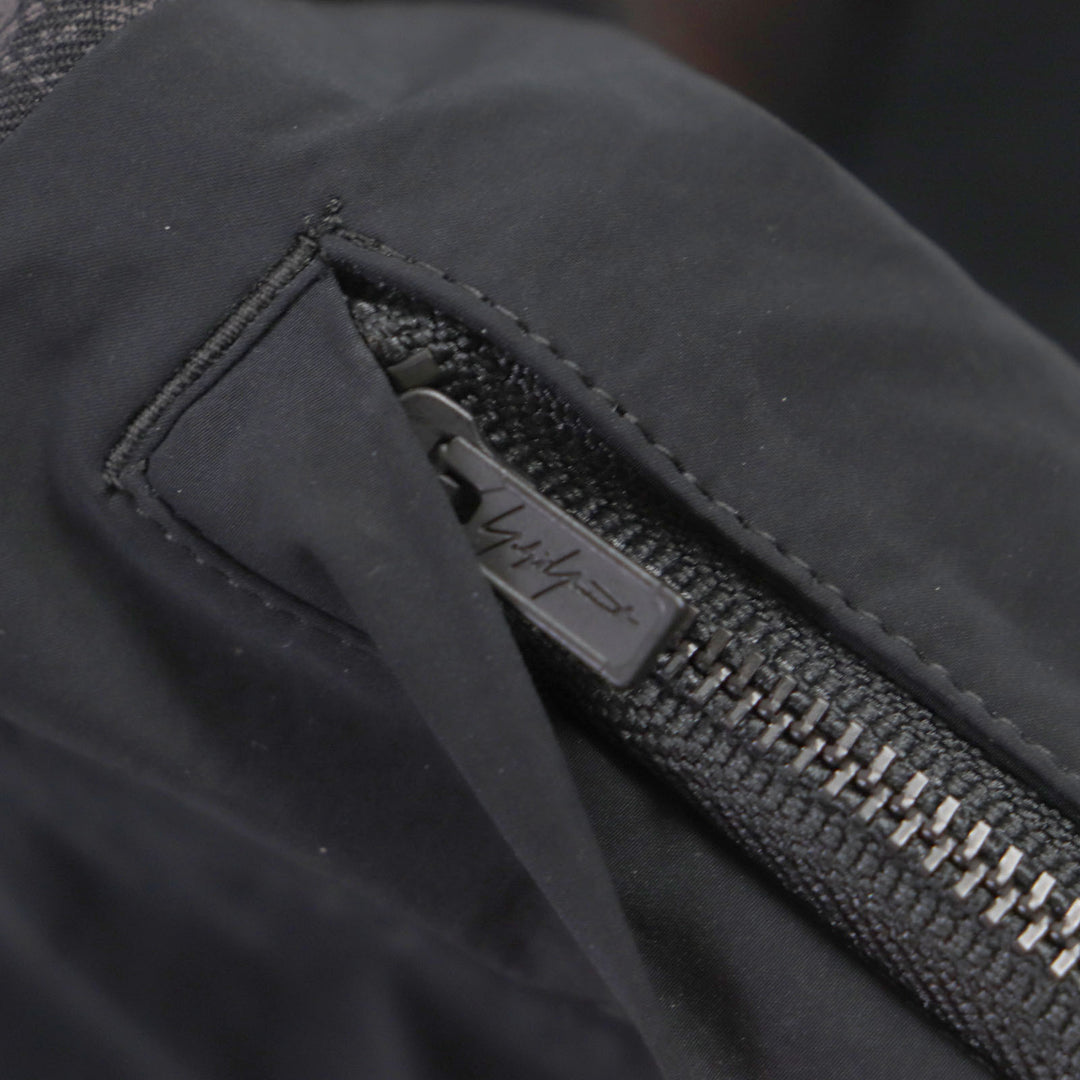 Very Good Yohji Yamamoto POUR HOMME coat Wool gabardine reversible tailored Black 2