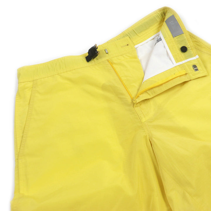 Excellent DIOR Shorts buckled bermuda shorts yellow Nylon mens 46 293C179A4717