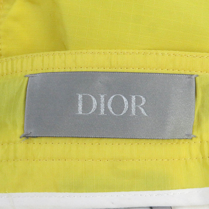 Excellent DIOR Shorts buckled bermuda shorts yellow Nylon mens 46 293C179A4717