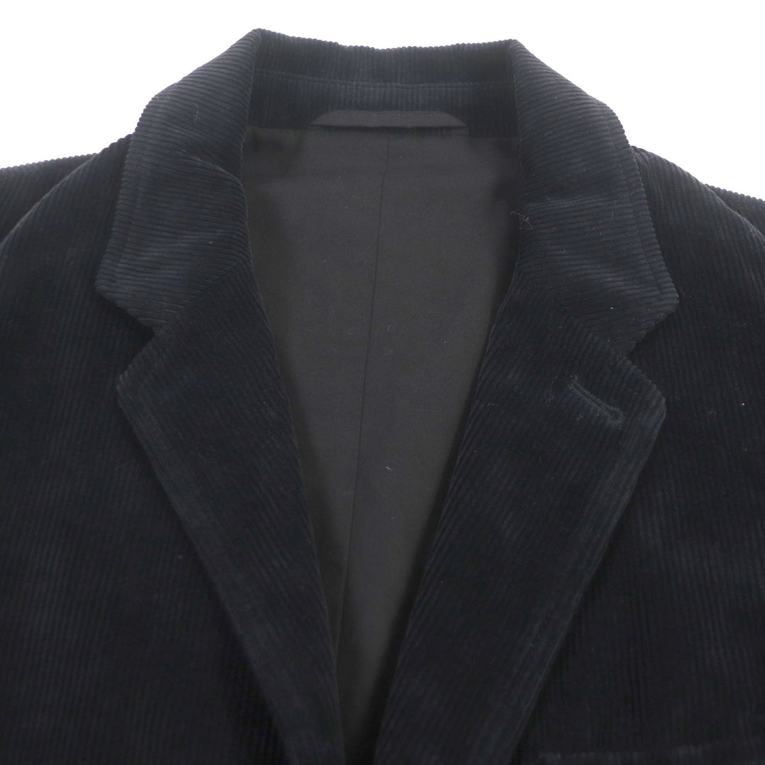 Great Dunhill tailored jacket Corduroy Logo Buttons Full Cuffs Single cotton mens S