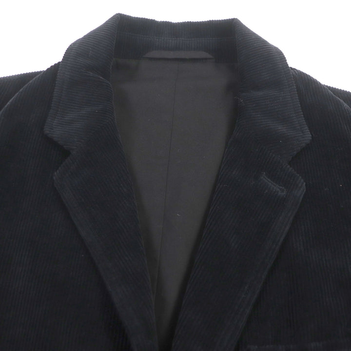 Great Dunhill tailored jacket Corduroy Logo Buttons Full Cuffs Single cotton mens S