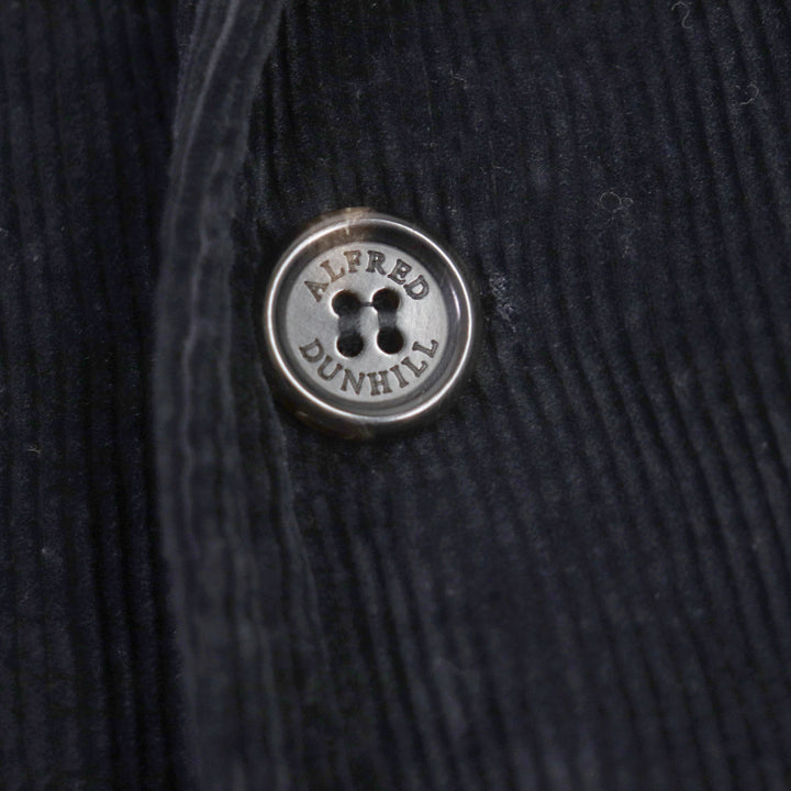 Great Dunhill tailored jacket Corduroy Logo Buttons Full Cuffs Single cotton mens S