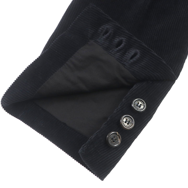 Great Dunhill tailored jacket Corduroy Logo Buttons Full Cuffs Single cotton mens S