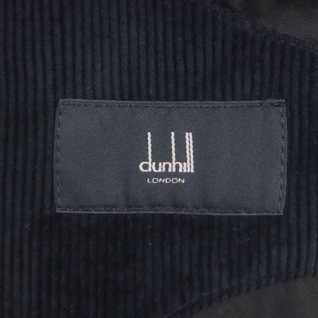 Great Dunhill tailored jacket Corduroy Logo Buttons Full Cuffs Single cotton mens S