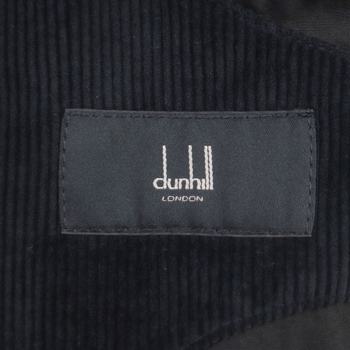 Great Dunhill tailored jacket Corduroy Logo Buttons Full Cuffs Single cotton mens S