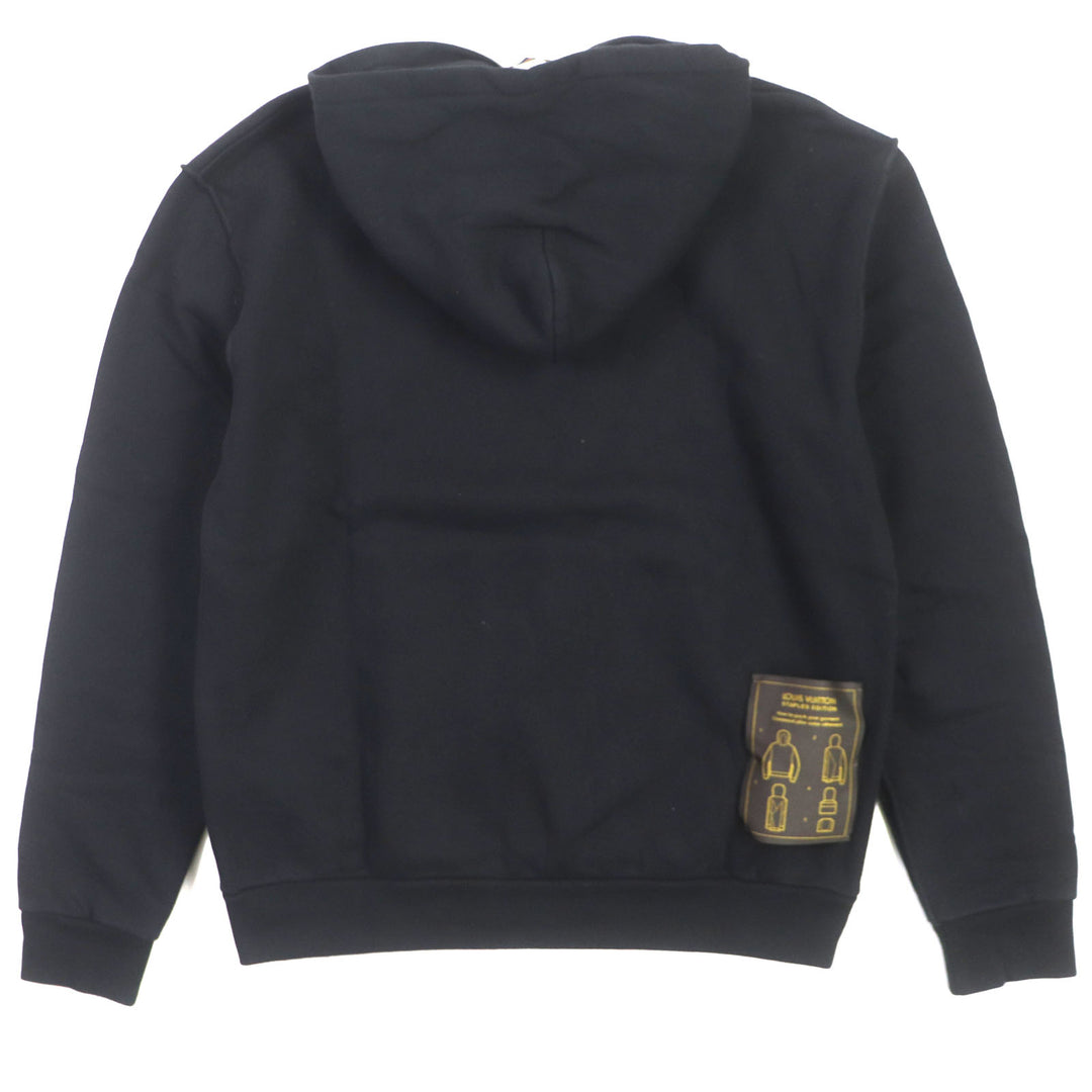 Great LOUIS VUITTON Parker Staples Edition Inside Out With Logo Pullover mens M