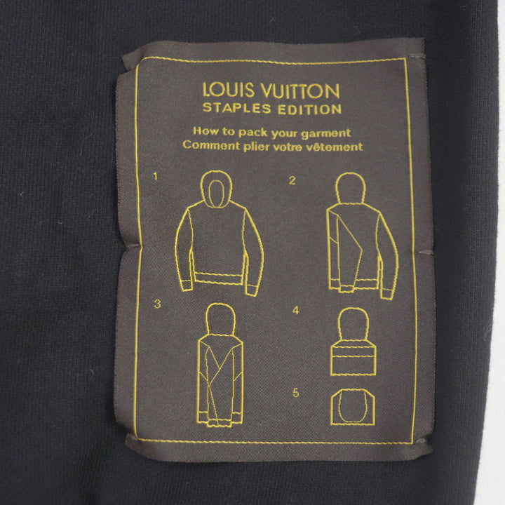 Great LOUIS VUITTON Parker Staples Edition Inside Out With Logo Pullover mens M