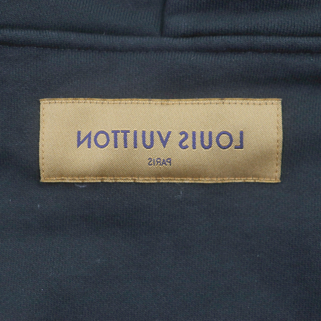 Great LOUIS VUITTON Parker Staples Edition Inside Out With Logo Pullover mens M