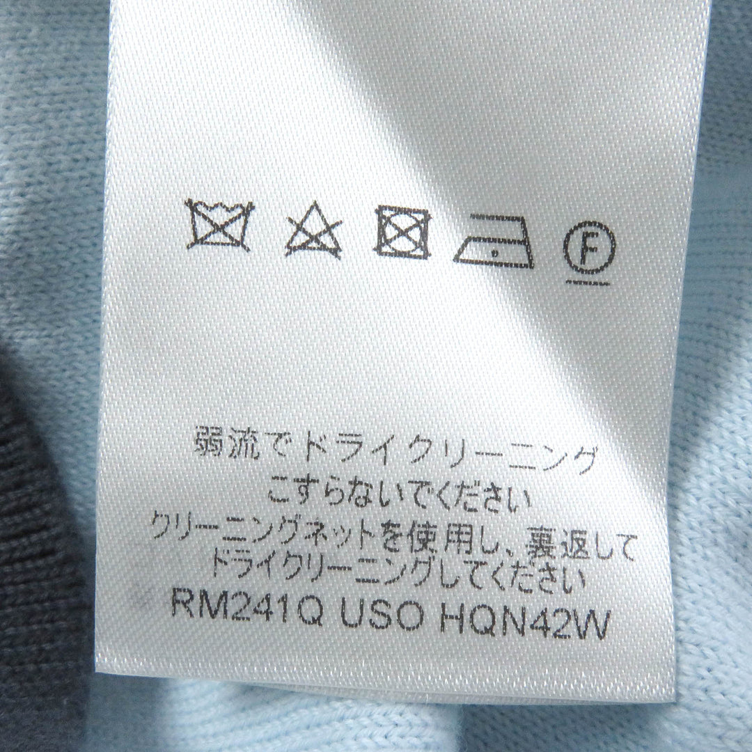 LOUIS VUITTON knit Monogram Gradient Crew Neck Sweater Blue gray mens M 1AFAPP