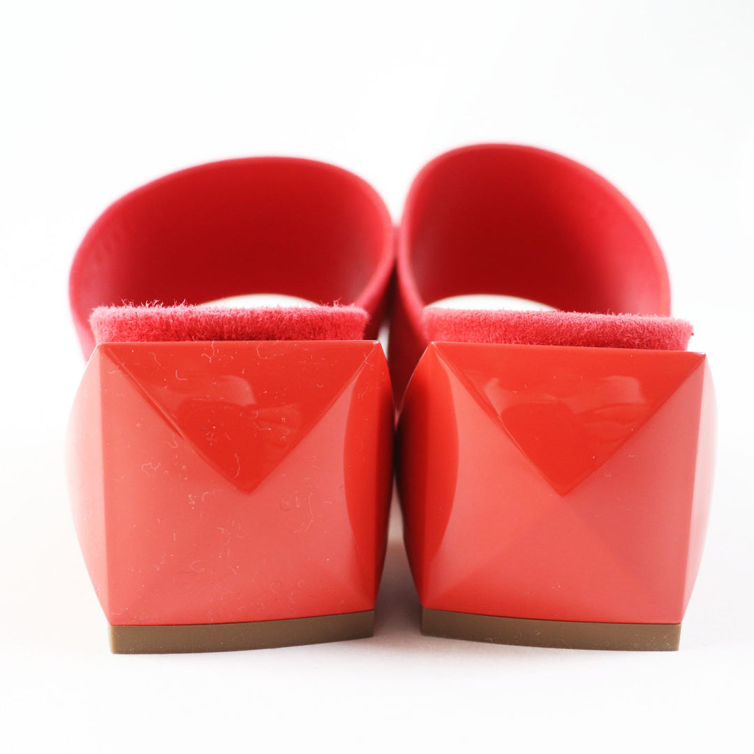 Excellent HERMES Sandals Cornelia Medorheal Suede leather Women 35.5 211060Z