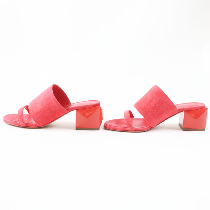 Excellent HERMES Sandals Cornelia Medorheal Suede leather Women 35.5 211060Z