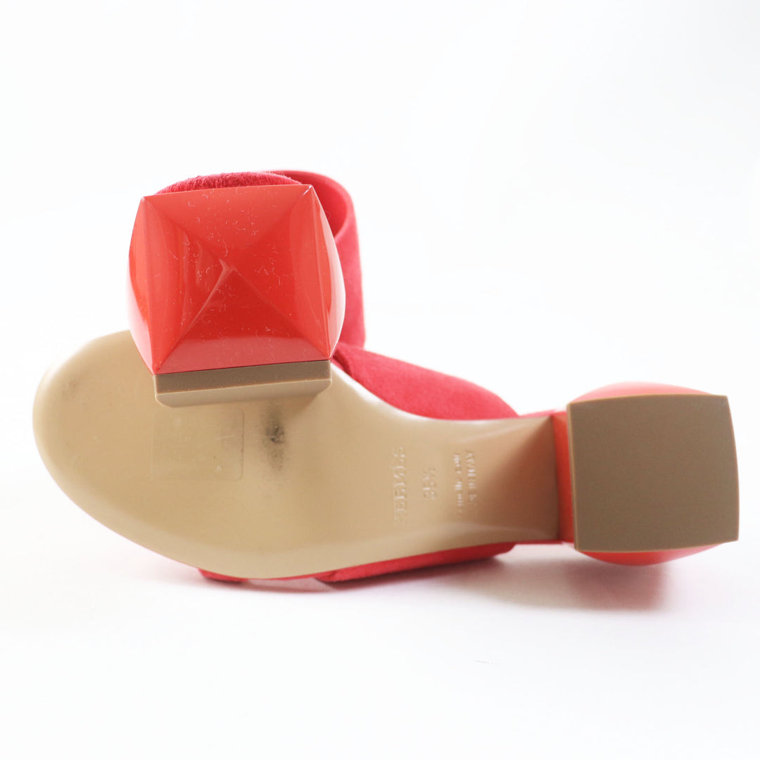 Excellent HERMES Sandals Cornelia Medorheal Suede leather Women 35.5 211060Z