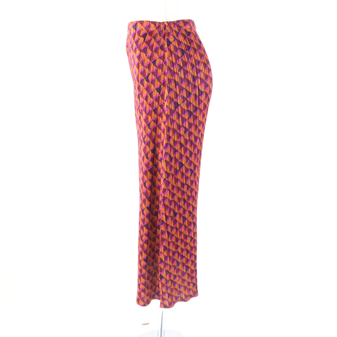 Excellent PLEATS PLEASE two-piece set T-shirt+skirt Multi PP43-JK951/PP43-JG954