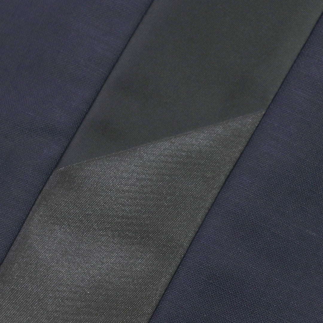 Pristine BURBERRY slacks Lined pleated pants Navy mohair mens 38 8040278