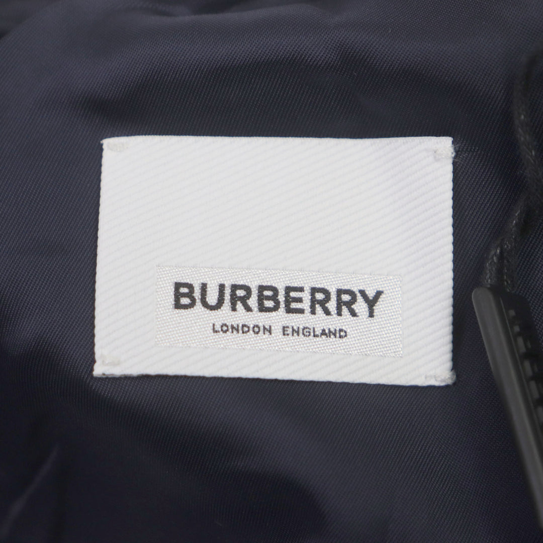 Pristine BURBERRY slacks Lined pleated pants Navy mohair mens 38 8040278