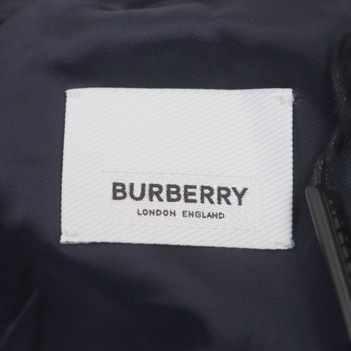 Pristine BURBERRY slacks Lined pleated pants Navy mohair mens 38 8040278