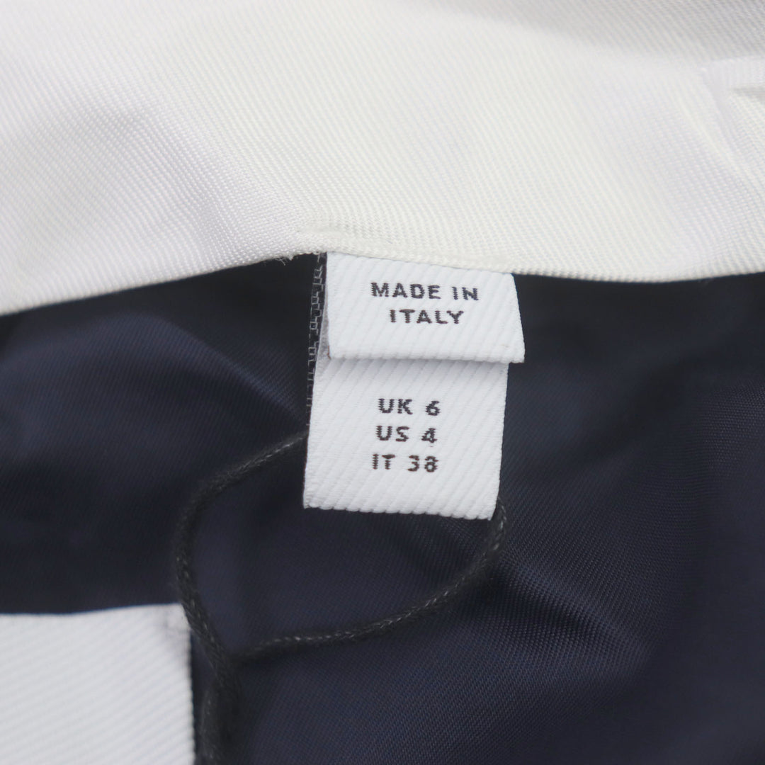 Pristine BURBERRY slacks Lined pleated pants Navy mohair mens 38 8040278