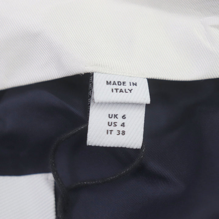 Pristine BURBERRY slacks Lined pleated pants Navy mohair mens 38 8040278