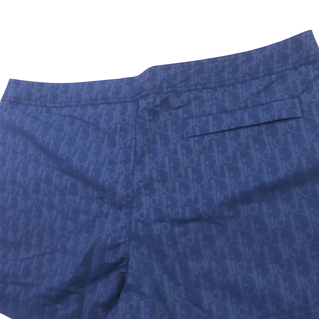 Pristine DIOR Shorts Oblique Short swim shorts Navy mens XL 293B102AB041