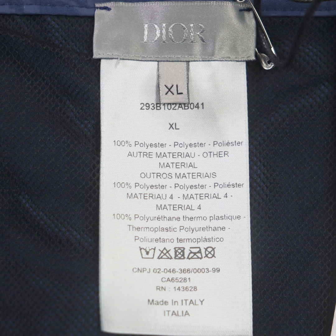 Pristine DIOR Shorts Oblique Short swim shorts Navy mens XL 293B102AB041
