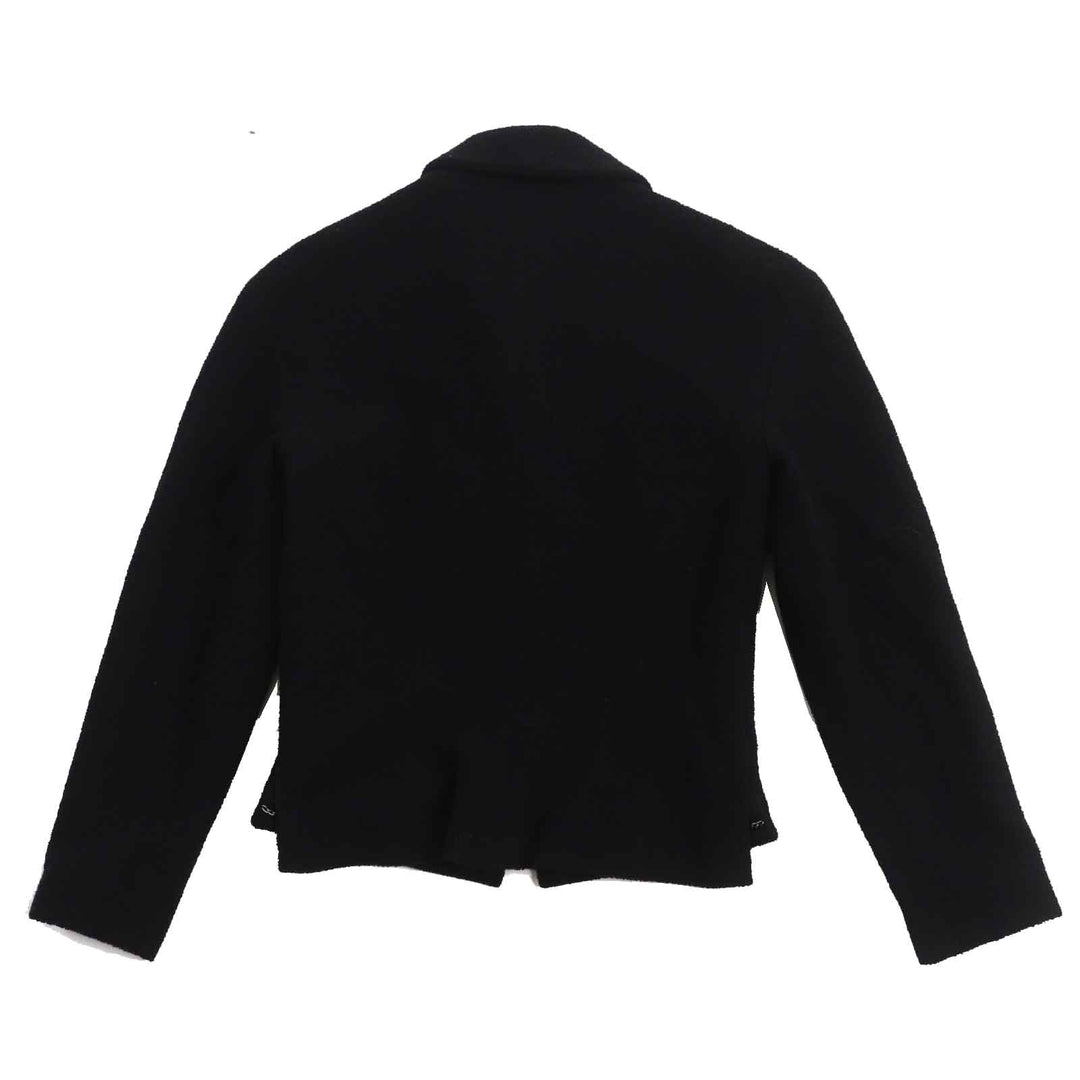 Great CHANEL setup Rhinestone COCO Button with Plate, black Women P42616／P42872