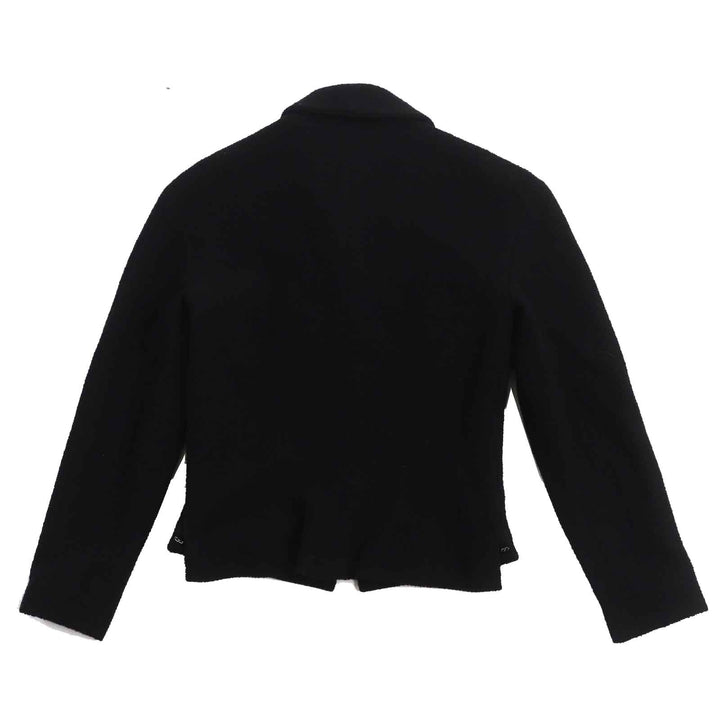 Great CHANEL setup Rhinestone COCO Button with Plate, black Women P42616／P42872